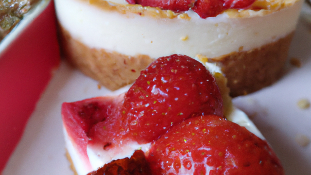 Gâteau au yaourt et mini-fraises