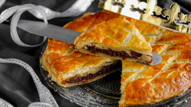 Galette des Rois au chocolat et à la poire