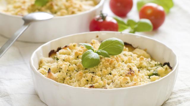 Crumble aux légumes d'été