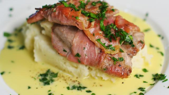 Escalopes de dinde au Saint Agur