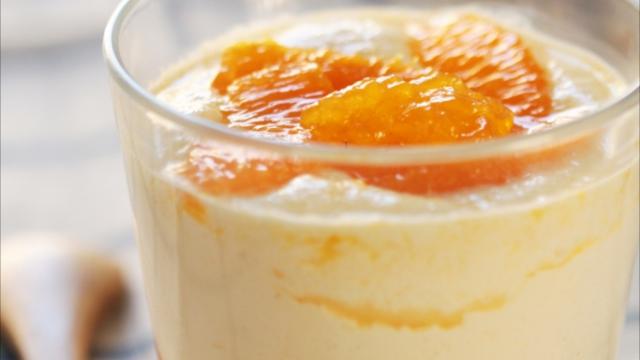 Verrine à l'orange façon trifle