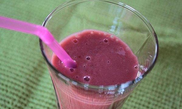 Smoothie fraises banane