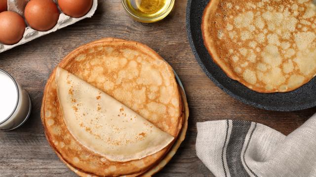 Crêpes sans beurre