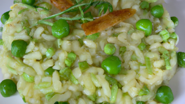 Risotto aux petits pois