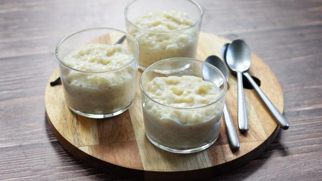 Riz au lait crémeux à la vanille