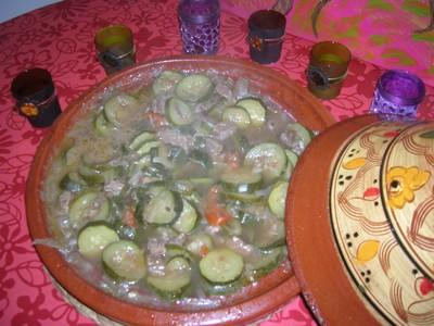 Tajine de bœuf aux courgettes