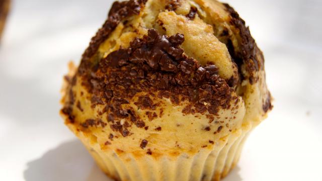 Muffins au lait de coco et pépites de chocolat