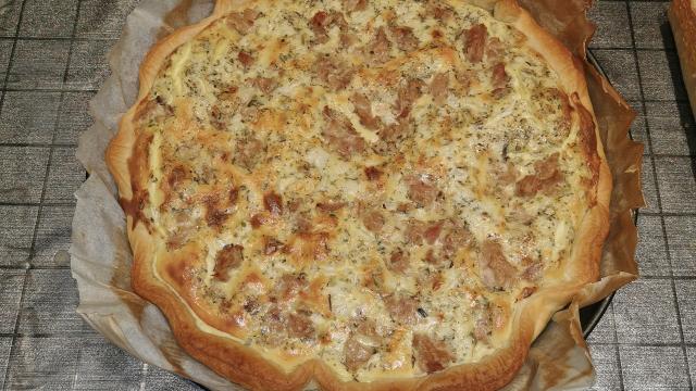 Tarte au thon et Boursin