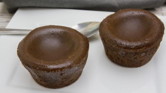 Petits fondants au chocolat sans beurre et sans gluten