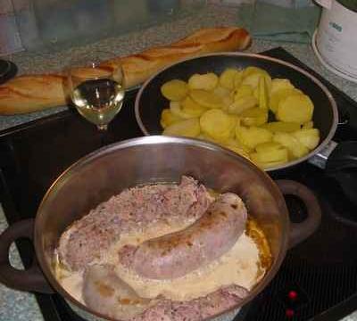 Andouillette à la chablisienne