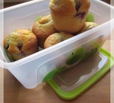 Muffins aux framboises facile