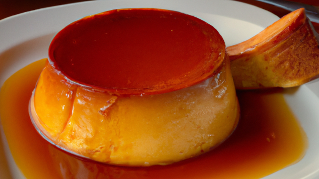 Flan au café