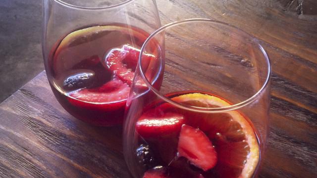 Sangria rouge espagnole