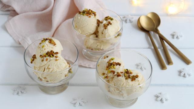 Glace au rhum sans sorbetière