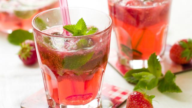 Virgin Mojito à la fraise