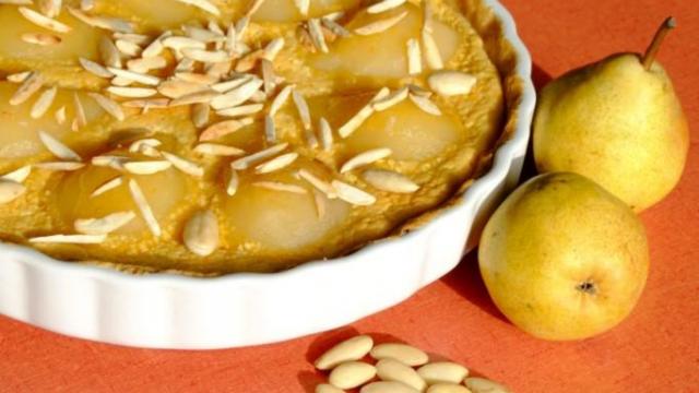 Tarte aux poires fraîches