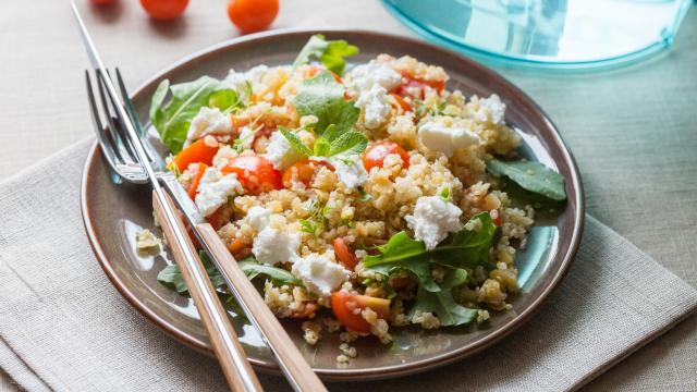 Salade lentilles corail