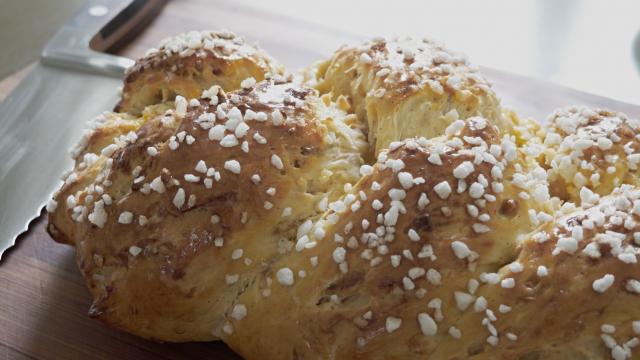 Brioche tressée moelleuse