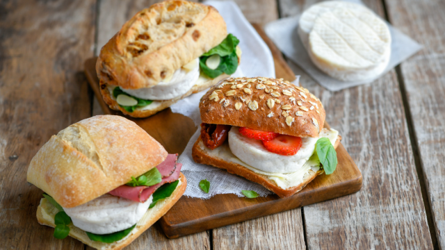 Mini sandwichs au Cabécou du Périgord