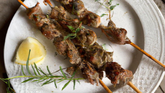 Brochettes d'agneau