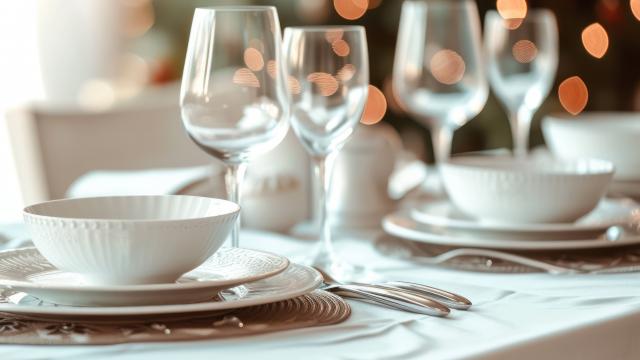 Bonnes manières : savez où placer vos verres quand vous dresser une table pour vos invités ?