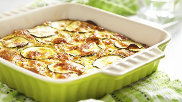 Gratin de courgettes façon flan