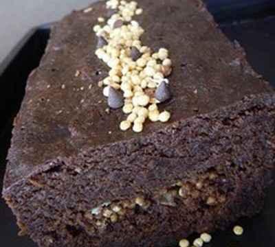 Cake au chocolat noir et au quinoa