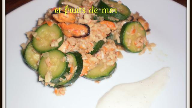 Surimitto courgettes & fruits de mer