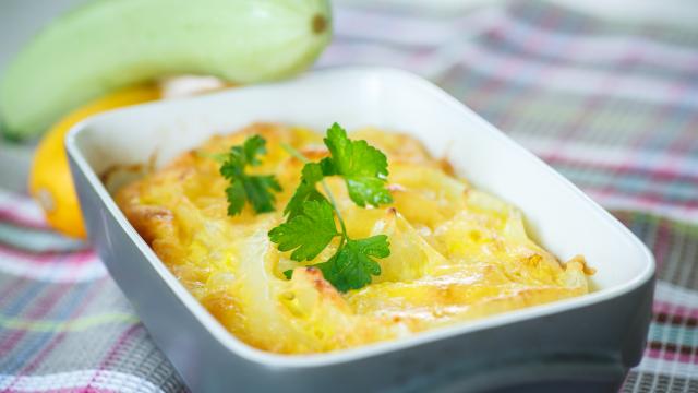 Gratin de courgettes express micro ondes