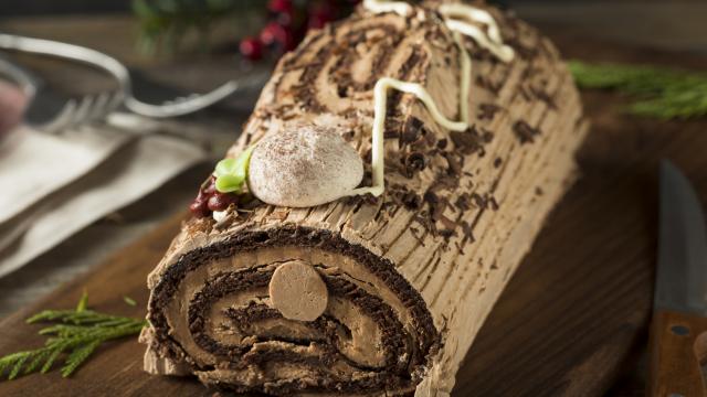 Comment faire une bûche de Noël au praliné