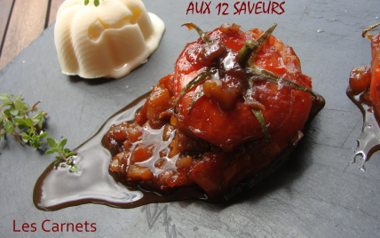 Tomates confites aux 12 saveurs