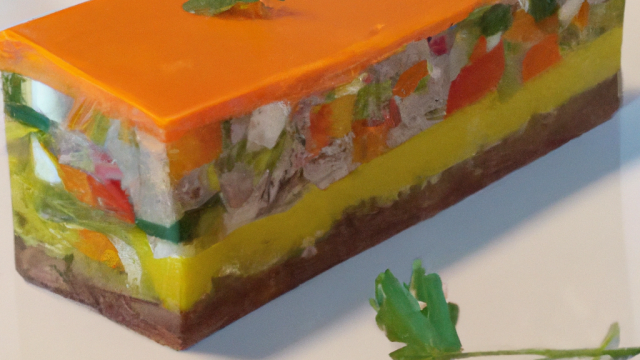 Terrine de légumes aux trois couleurs