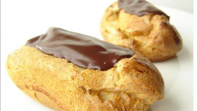 Eclairs au chocolat noir sans gluten et sans produits laitiers