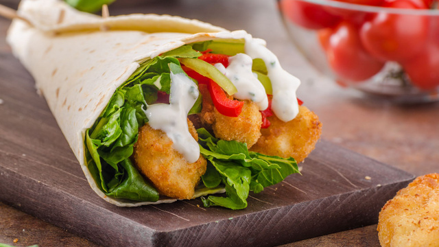 Petit Wrap Ranch Voici la recette pour un p'tit wrap ranch fait-maison, comme le vrai ...