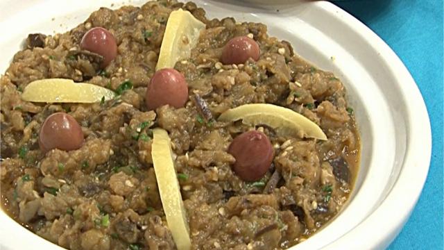 Zaalouk : purée d'aubergines