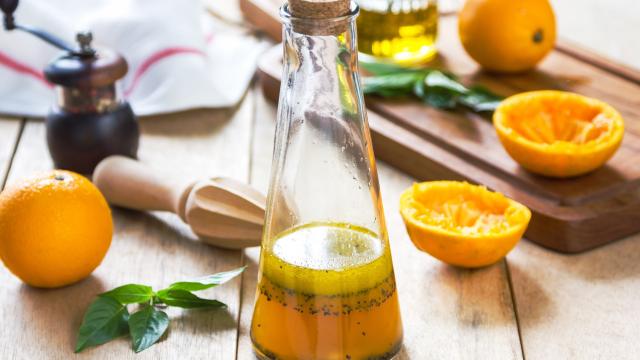 Vinaigrette à l'orange pour laitue