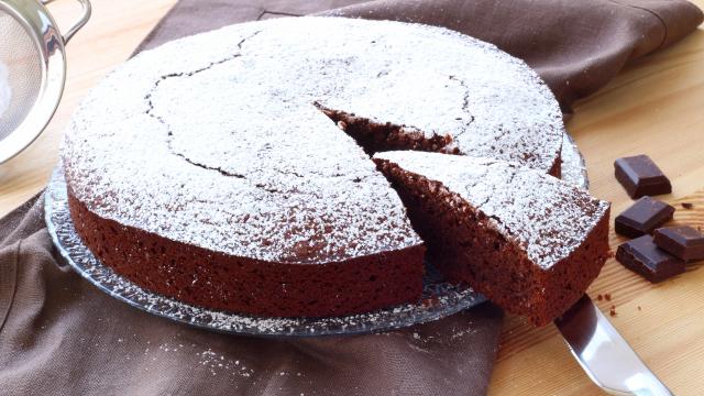 Gâteau fondant au chocolat sans gluten