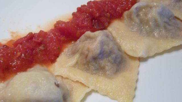 Raviolis au bœuf à la mode italienne