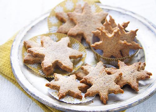 Biscuits de Noël à la poudre noisette