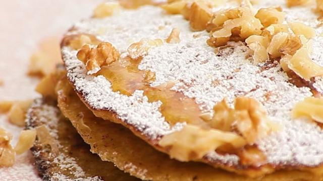 Pancakes à la banane et aux flocons d'avoine