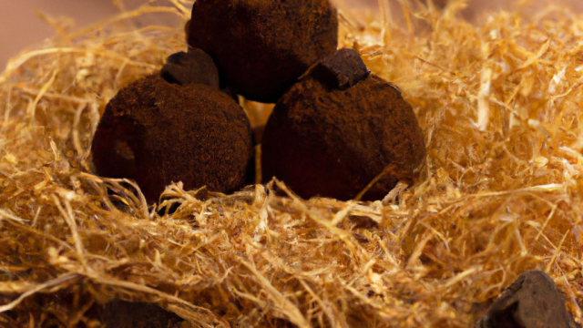 Truffes en nid de chocolat