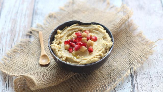 Houmous aux graines de grenade