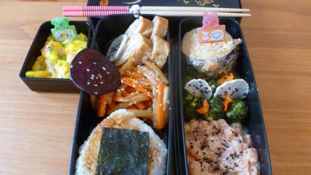 Bento à la fraîcheur d'automne