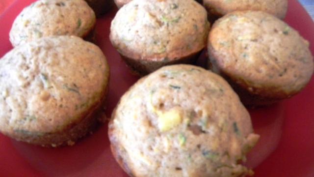 Muffins moelleux aux courgettes, carottes et ananas