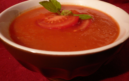 Soupe tomates pomme