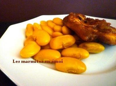 Haricots soissons : Tamarinade de poulet et sa soissonee
