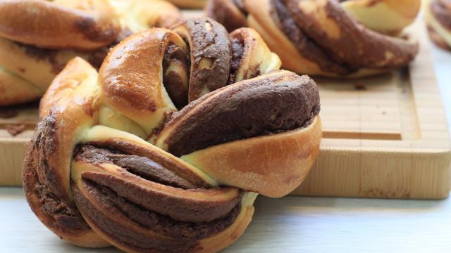 Mini-kringles au chocolat