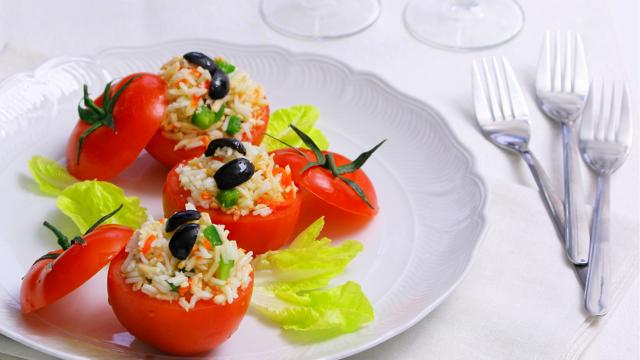 Tomates farcies à la bretonne au Râpé de la Mer Coraya