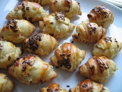 Mini-croissants au Boursin