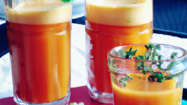 Jus de carotte et d'orange